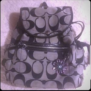 Coach mini backpack